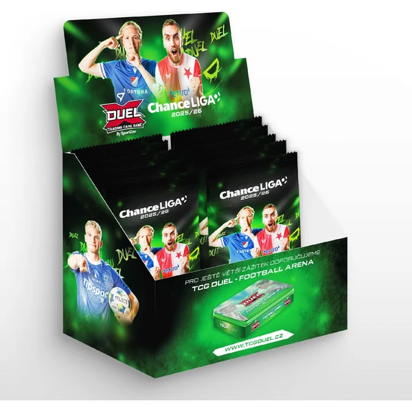 Futbalové karty SportZoo TCG Duel - Chance Liga 2025/26 - Retail balíček - Futbalové karty - Obrázok ZGNI000K01
