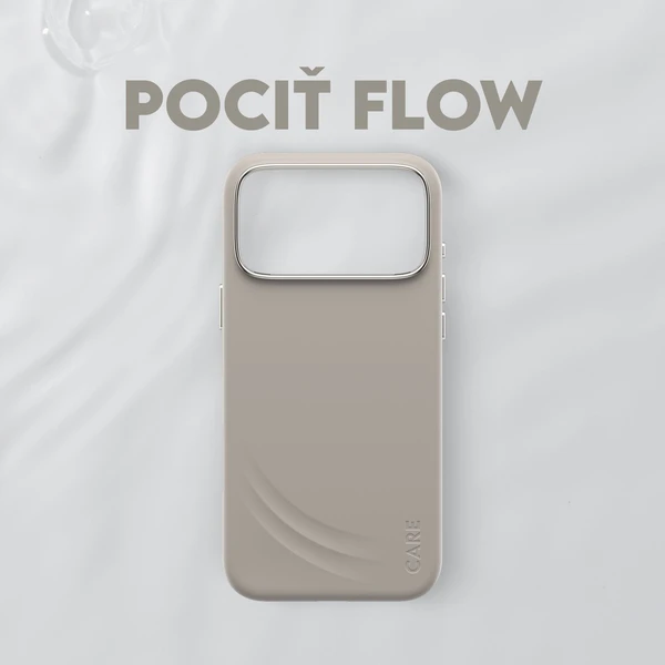 PanzerGlass® CARE Flow kryt s MagSafe Apple iPhone 17 Pro Max Vanilla - Puzdra - Obrázok ZHDH000K01
