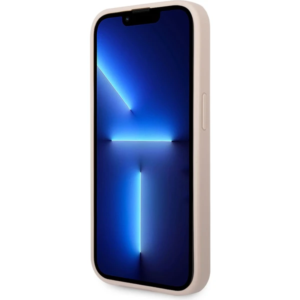 Guess PU 4G Metal Logo kryt iPhone 14 Pro Max ružový - Puzdra - Obrázok ZHUF100501