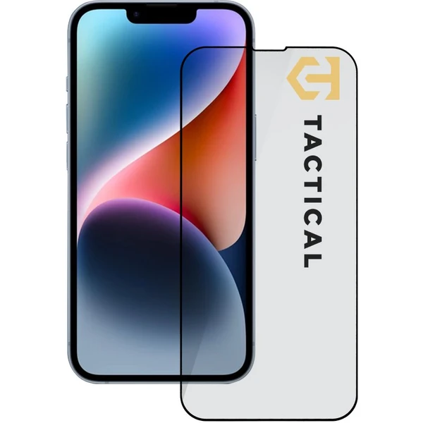 Taktický sklenený štít 5D sklo pre Apple iPhone 13/13 Pro/14/16e/17e čierne - Ochranné fólie a sklo - Hlavný obrázok