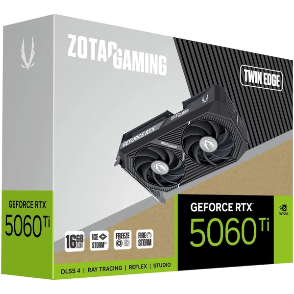 ZOTAC NVIDIA GeForce RTX 5060 Ti Twin Edge 16GB GDDR7 - Grafické karty - Obrázok ZILI000K01