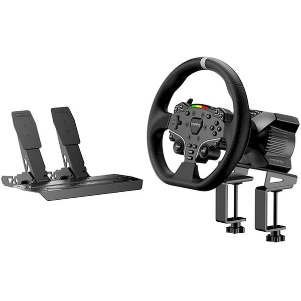 Moza Racing herný set - R3 základňa + ES volant + SRP-Lite pedále + držiak (PC) - Volanty - Hlavný obrázok