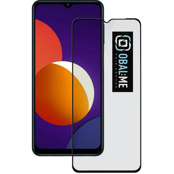 Obal:Me 5D tvrdené sklo Samsung Galaxy M12/A32 5G/A12/A02s čierne - Ochranné fólie a sklo - Hlavný obrázok