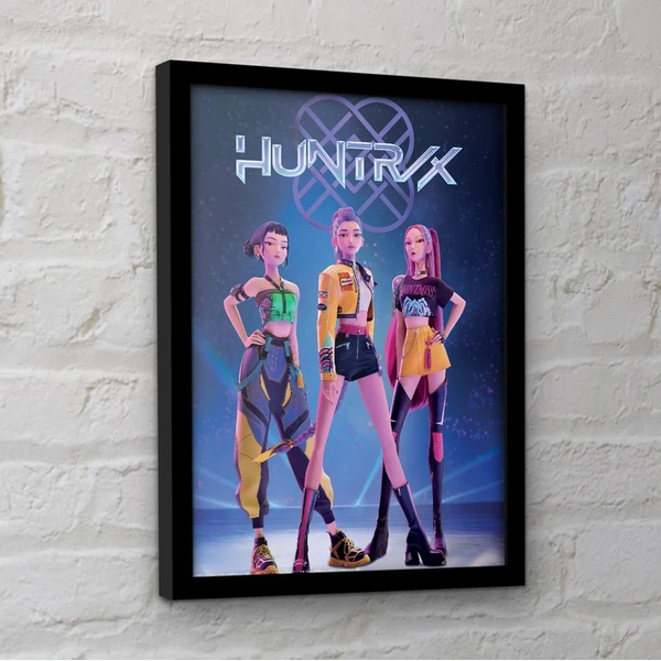 Rámovaný obraz Pyramída International K-Pop Demon Hunters - Huntrix - Dekorácie - Obrázok ZL5K000K01