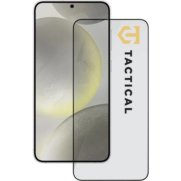 Tactical Glass Shield 5D sklo pre Samsung Galaxy S24/S25 čierne - Ochranné fólie a sklo - Hlavný obrázok