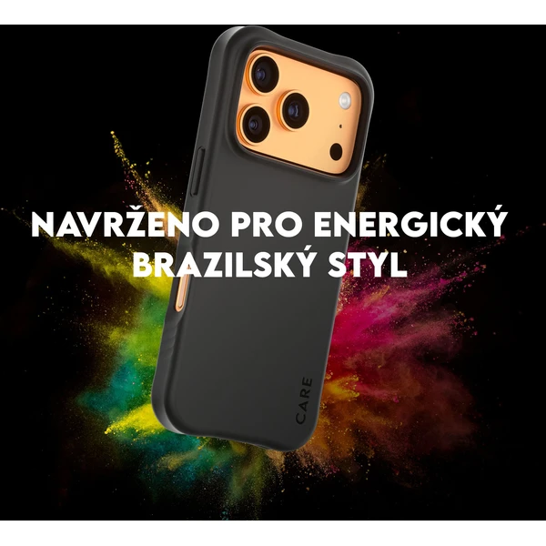 PanzerGlass® CARE Samba kryt s MagSafe Apple iPhone 17 Pro Black - Puzdra - Obrázok ZLDH000K01