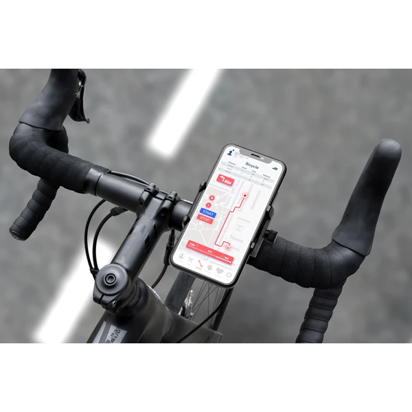 FIXED Bikee ALU hliníkový držiak na bicykel (riadidlá) čierny - Držiaky - Obrázok ZLNJF00101