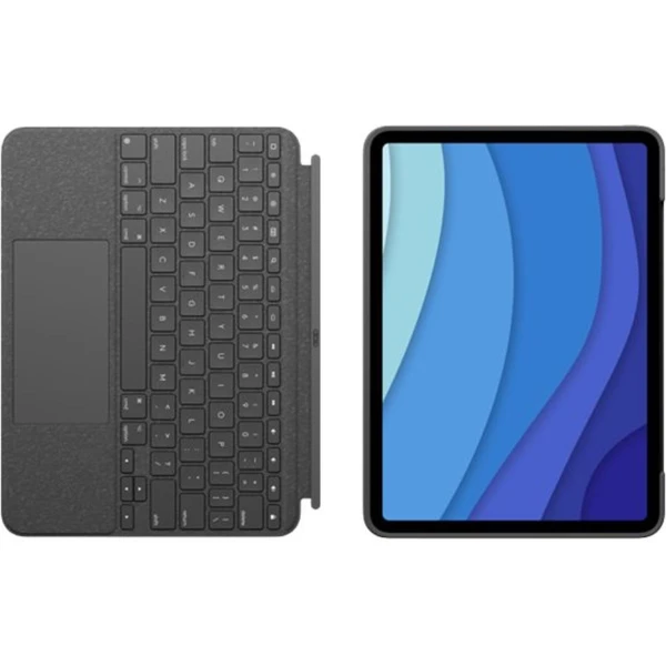 Logitech Combo Touch púzdro s CZ/SK klávesnicou iPad Pro 12.9' (5./6. generácie) šedé - Puzdra s klávesnicou - Obrázok ZLXLF00101