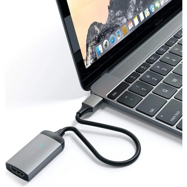 Satechi USB-C/HDMI redukcia 4K vesmírne sivá - Káble a redukcie - Obrázok ZMDK100401