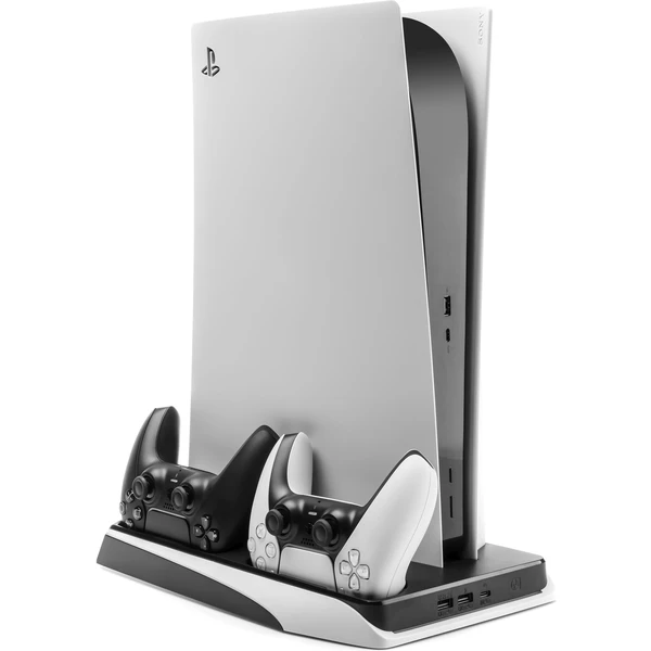 FIXED nabíjacia stanica s chladením pre PlayStation 5 a DualSense čierna - Dokovacie stanice - Obrázok ZN1A700301