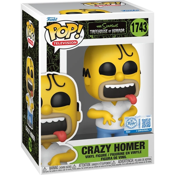Funko POP! #1743 TV: Simpsons Treehouse of Horror - Crazy Homer - Funko POP! - Obrázok ZO0J000K01