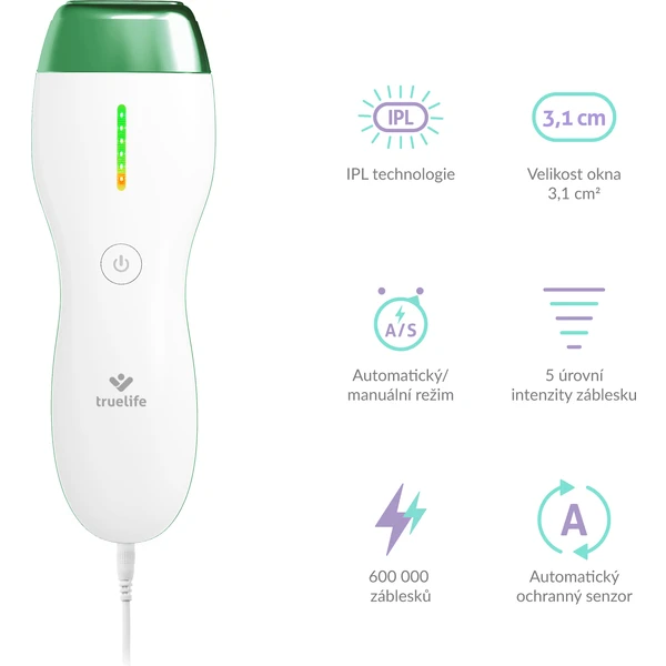 TrueLife odstraňovač chĺpkov BELLE IPL E3 - Senzory - Obrázok ZO4D300401