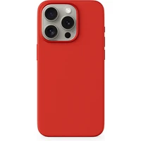 Epico Mag+ Silicone Case iPhone 15 Pro Max kompatibilný s MagSafe tmavo červený - Puzdra