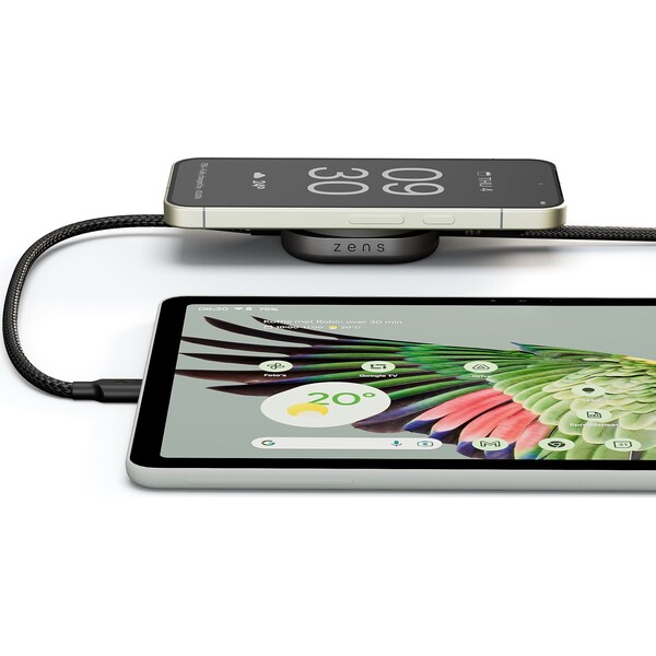 ZENS USB C-C Pro 2 MagSafe/Qi2 2v1 nabíjačka s USB-C káblom (140W) čierna - Nabíjačky - Obrázok ZQ6L000K01
