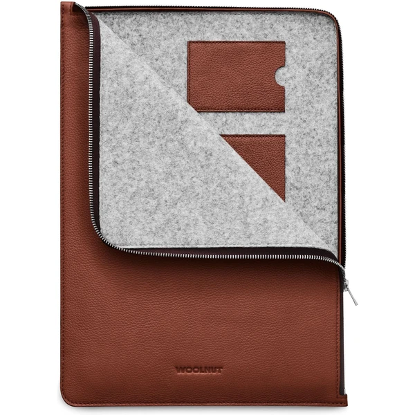 Woolnut Leather Folio kožené puzdro MacBook Air 15" hnedé - Puzdra - Obrázok ZQJI000K01