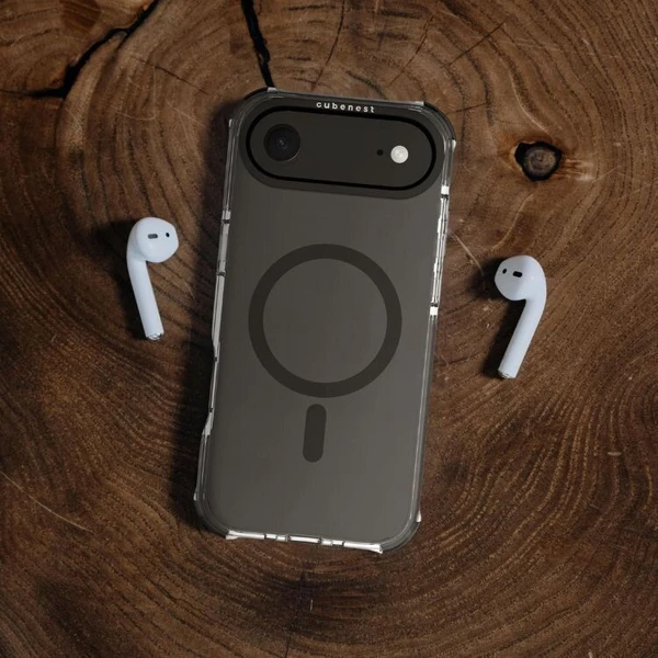 Cubenest MagPro Strong Guard MagSafe kryt iPhone Air čierny - Puzdra - Obrázok ZRBK000K01