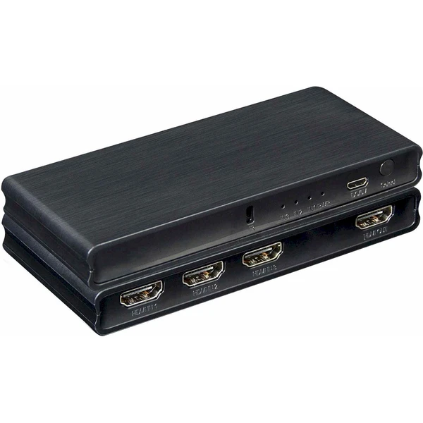 PremiumCord 4K@60Hz HDMI switch 3:1 plastový s diaľkovým ovládačom - Ostatné - Hlavný obrázok