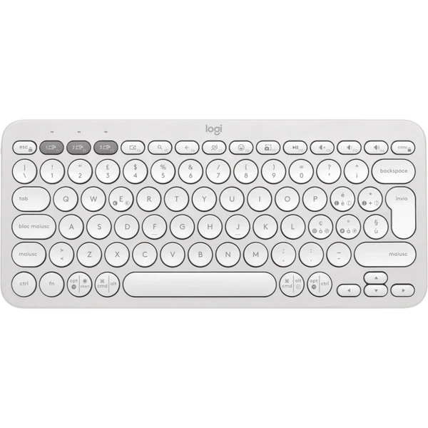 Logitech Pebble Keys 2 K380s klávesnica (CZ) biela - Klávesnice - Hlavný obrázok