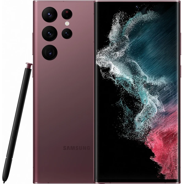 Samsung Galaxy S22 Ultra 5G 8GB/128GB vínová (Kategória B) - Mobilné telefóny - Hlavný obrázok