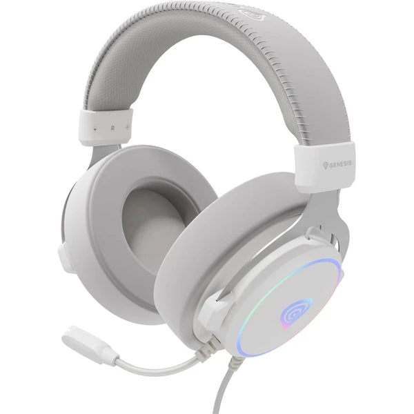 Genesis NEON 764 headset biely - Slúchadlá - Obrázok ZRSE000K01
