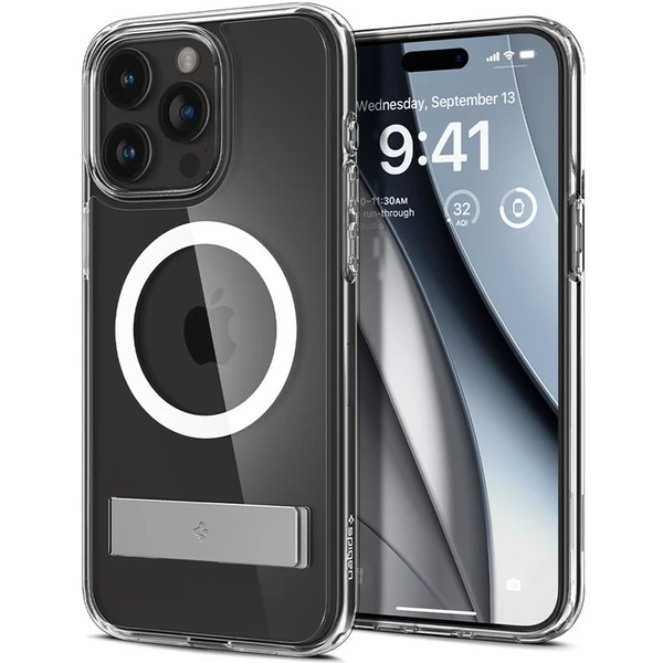 Spigen Ultra Hybrid S MagFit kryt iPhone 15 Pro číry - Puzdra - Hlavný obrázok