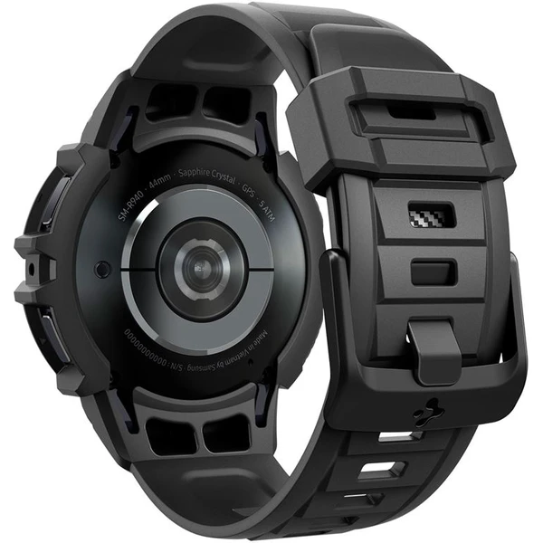 Spigen Rugged Armor Pre púzdro Samsung Galaxy Watch6 44mm čierne - Puzdra - Obrázok ZSV3000N01