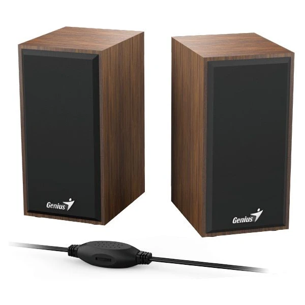 Genius SP-HF180 drevené reproduktory 2.0 hnedé - Reproduktory - Obrázok ZTMK300401