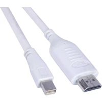 PremiumCord Mini DisplayPort/HDMI kábel 3m biely - Káble a redukcie