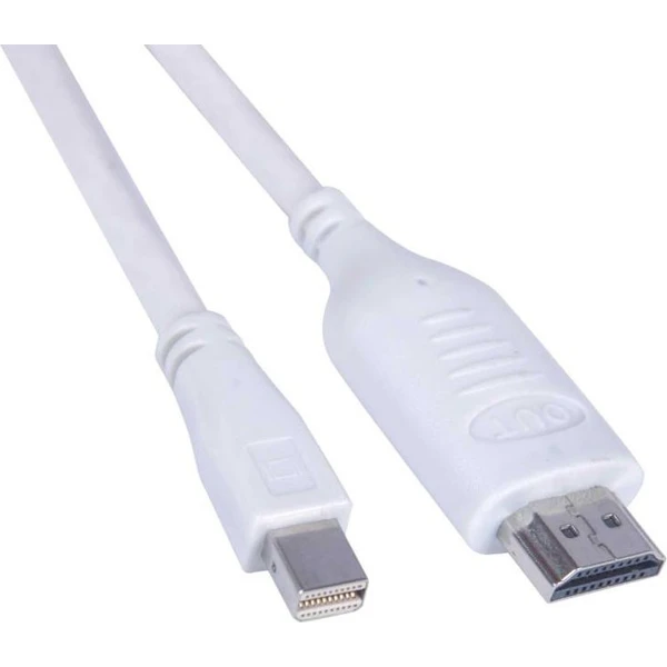 PremiumCord Mini DisplayPort/HDMI kábel 3m biely - Káble a redukcie - Hlavný obrázok