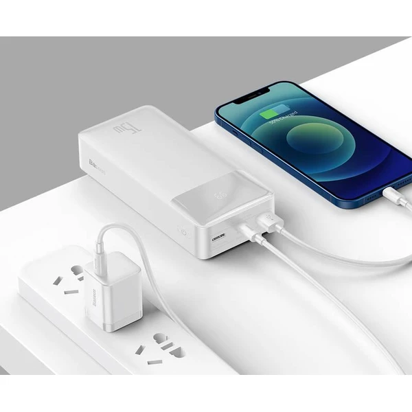 Baseus Bipow powerbanka 30000mAh biela - Powerbanky - Obrázok ZTTL000K01