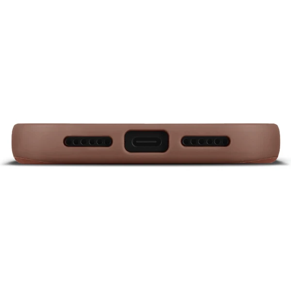 Woolnut MagSafe kožený kryt iPhone 17 Pro Max hnedý - Puzdra - Obrázok ZULH000K01