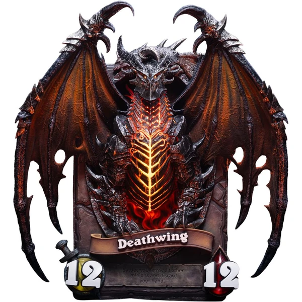 Soška HEX Collectibles Blizzard: Hearthstone - Deathwing 3D Art Frame - Sochy a sošky - Hlavný obrázok