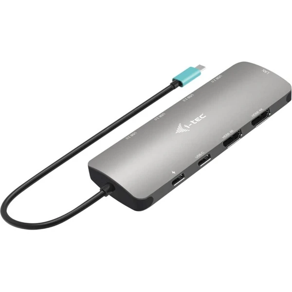 i-tec USB-C Metal Nano 2x HDMI dokovacia stanica + nabíjačka - Dokovacie stanice - Obrázok ZX6K000K01