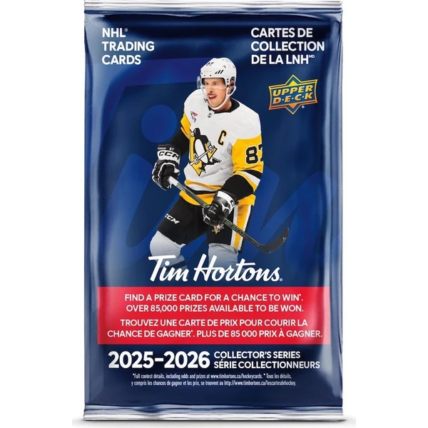Hokejové karty 2025-26 Upper Deck Tim Hortons Hockey Hobby Balíček - Hokejové karty - Hlavný obrázok