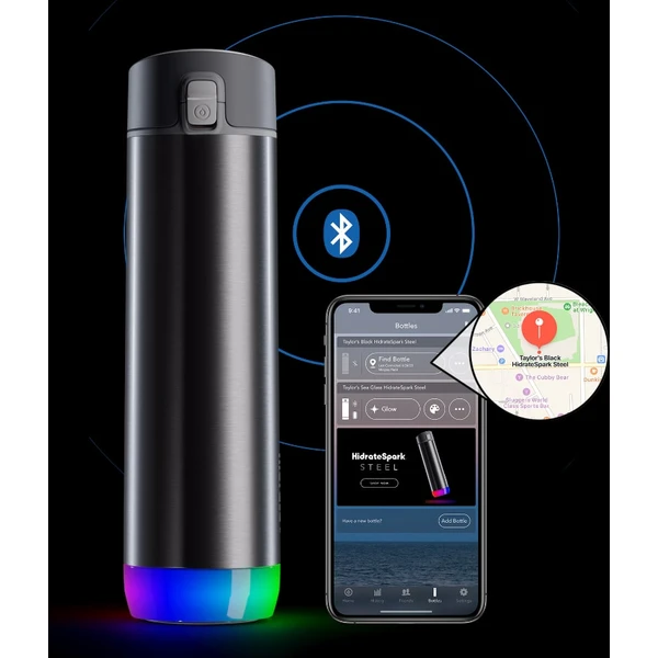 HidrateSpark bluetooth múdra fľaša nerezová - Inteligentné fľaše - Obrázok ZXXEF00101