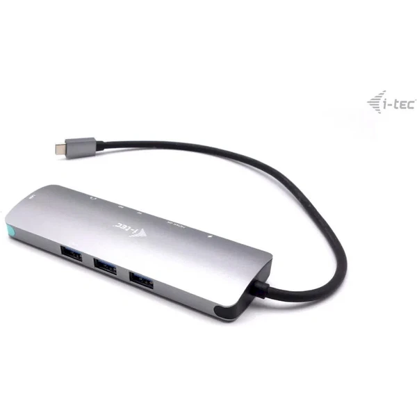 i-tec USB-C Metal Nano dokovacia stanica 4K HDMI LAN + nabíjačka - Dokovacie stanice - Obrázok ZY6K000K01