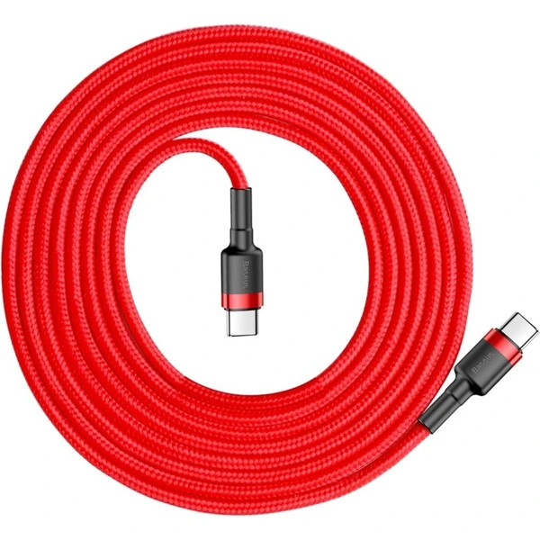 Baseus Cafule USB-C/USB-C napájací kábel 60W 1m červený - Káble a redukcie - Obrázok ZY95300401