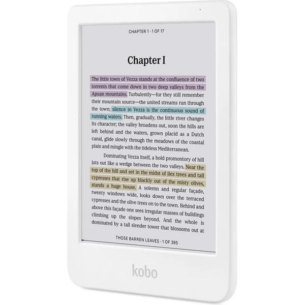 Kobo Clara Colour čítačka biela - Čítačky elektronických kníh - Hlavný obrázok