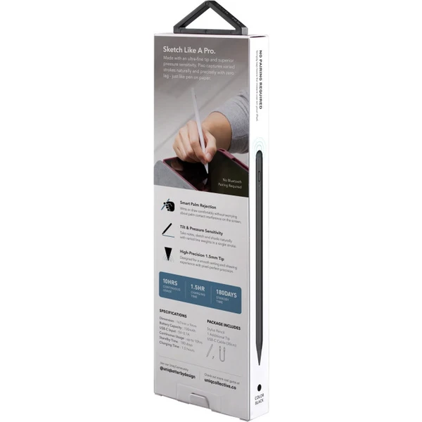 UNIQ PIXO magnetický stylus pre iPad čierny - Stylusy - Obrázok ZYSV000501