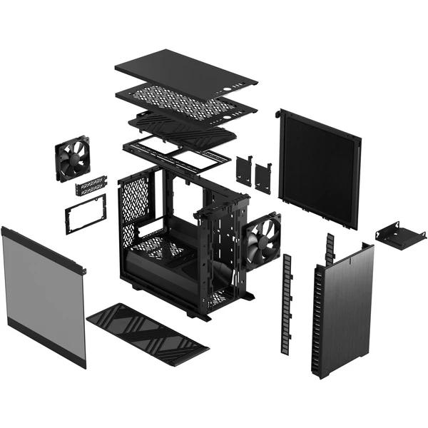 Fractal Design Define 7 Nano Black TG Light Tint - Počítačové skrine - Obrázok ZZ6A000601