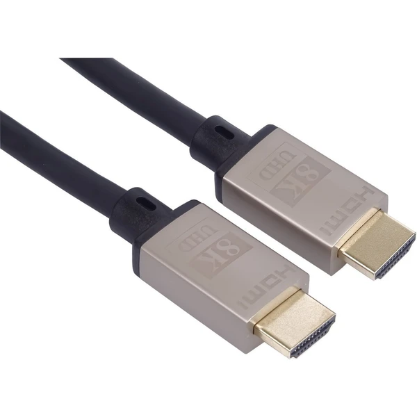 PremiumCord HDMI 2.1/HDMI 2.1 kábel s ethernetom 8K 1m čierny - Káble a redukcie - Hlavný obrázok