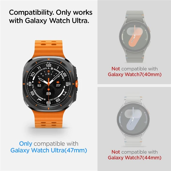 Spigen Glass TR EZ Fit sklo Samsung Galaxy Watch Ultra číre (2 ks) - Ochranné fólie a sklo - Obrázok a009935bcab64084a4867cdb9174404e