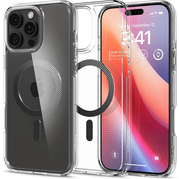 Spigen Ultra Hybrid MagSafe kryt iPhone 16 Pro Max carbon fiber - Puzdra - Hlavný obrázok