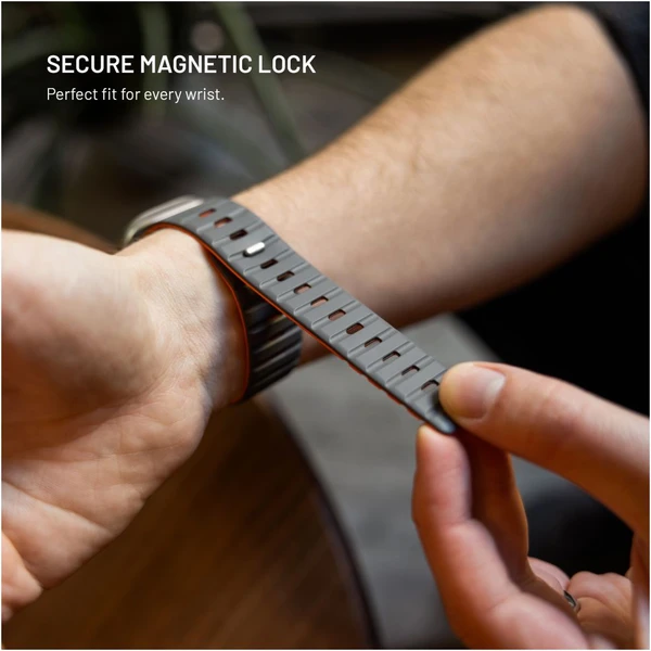 FIXED Silicone Magnetic Strap remienok Apple Watch 44/45/46/49mm svetlo šedý - Remienky - Obrázok a0348152c1394049a7e81e30ad0252c9