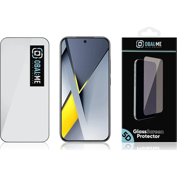 OBAL:ME 5D tvrdené sklo Xiaomi Poco F8 Pro čierne - Ochranné fólie a sklo - Obrázok a0515c4f06e9490d97f35e84578af7d4