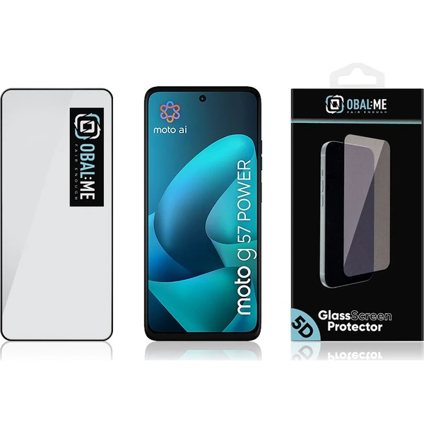 OBAL:ME 5D tvrdené sklo Motorola G57 Power čierne - Ochranné fólie a sklo - Obrázok a06025fc06184ca8b972d70e7d2a7e01