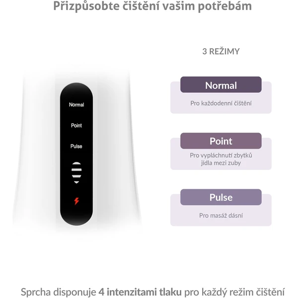 TrueLife AquaFloss Compact L100 - Ústne sprchy - Obrázok a07db61930854c4daa5a69790b2a34a7