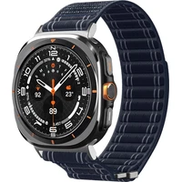 Spigen Fabric Band remienok (hook-and-loop) Samsung Galaxy Watch Ultra 47mm námornícka modrá - Remienky