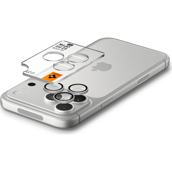 Spigen Glass tR EZ Fit Optik Pro 2 Pack sada skiel iPhone 18 Pro Max/18 Pro strieborná - Ochranné fólie a sklo - Obrázok a085c884a63b43e38f54dca417a5fffd
