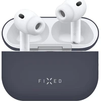 FIXOVANÉ Hodvábne silikónové puzdro pre Apple AirPods Pro 3 modré - Puzdra